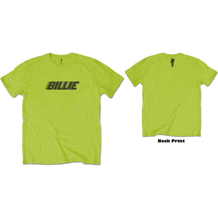 Billie Eilish Racer Logo & Blohsh Lime Green X-Large T-Shirt