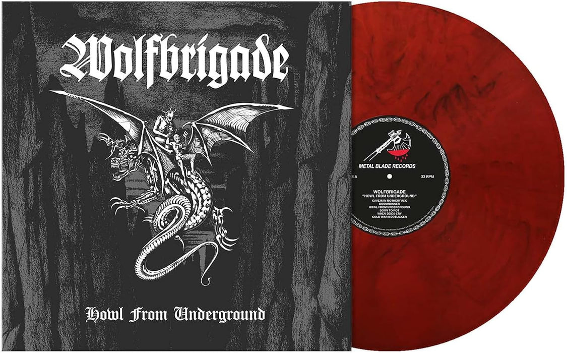 Wolfbrigade Howl from Underground Vinyl LP Red & Black Marbled Due Out 09/10/26