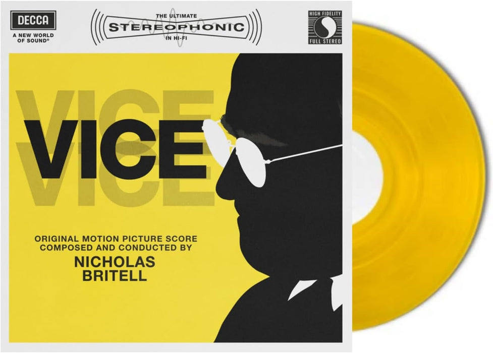 Nicholas Britell VICE (Original Motion Picture Score) Vinyl LP Yellow Colour 2023