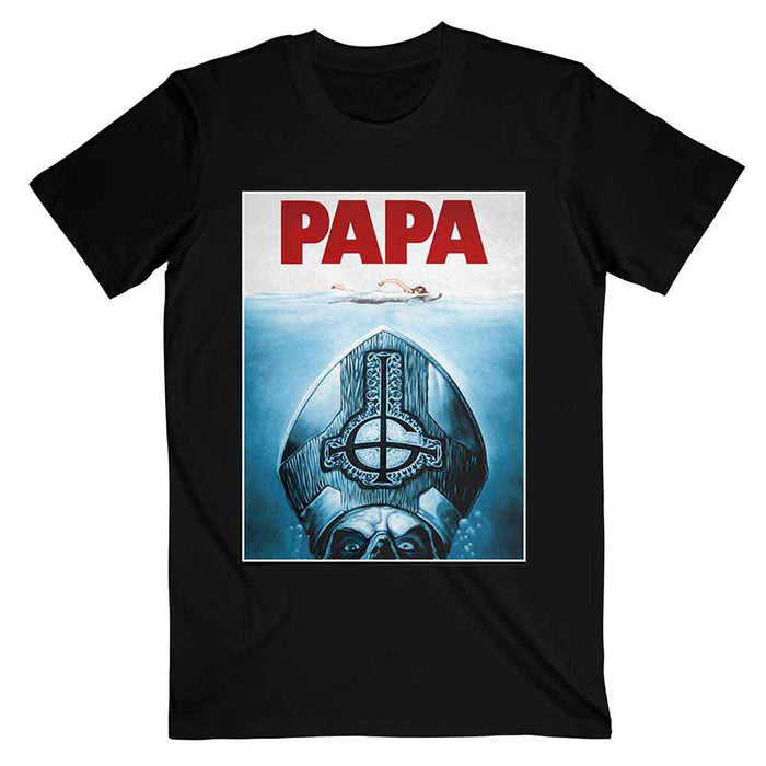 Ghost Papa Jaws Black Large T-Shirt