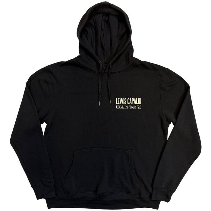 Lewis Capaldi Flowers Tour Black Medium Hoodie