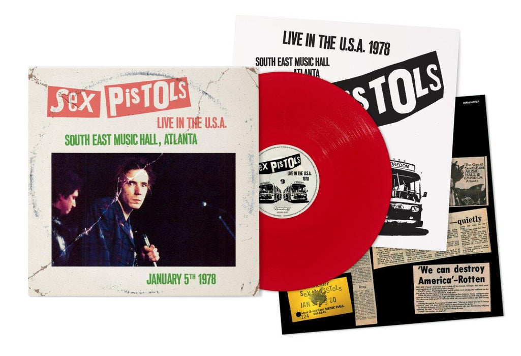 Sex Pistols Live In The U.S.A 1978  Atlanta Vinyl LP Red Colour 2025