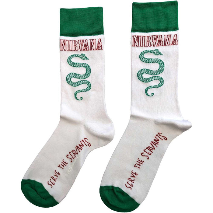 Nirvana Unisex Ankle Socks: Serve The Servants (Uk Size 7 - 11)