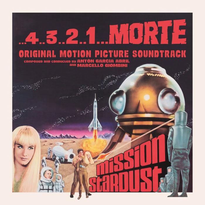 Anton Garcia Abril & M.Giombini 4..3..2..1 Morte (Original Soundtrack) Vinyl LP Clear Red Colour RSD 2025