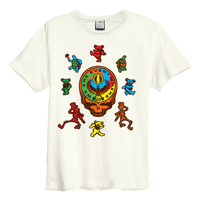 Grateful Dead We Are Everywhere Amplified White Large Unisex T-Shirt