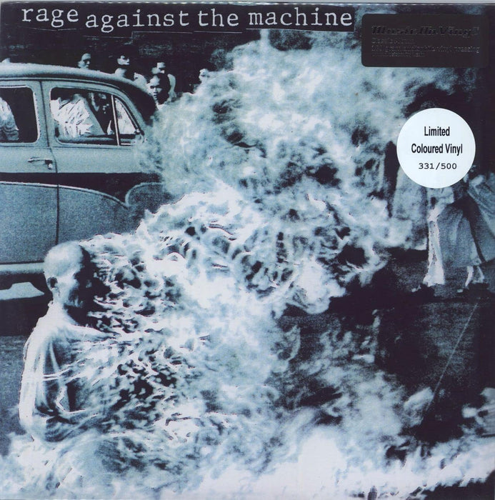 Rage Against The Machine (Self-Titled) Vinyl LP White Marbled Colour 2010