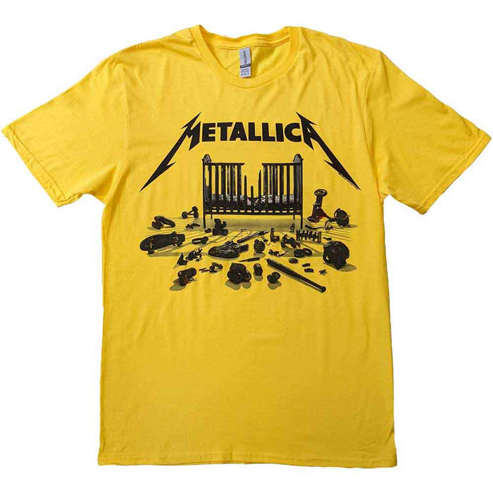 Metallica 72 Seasons Simplified Cover Yellow Large T-Shirt