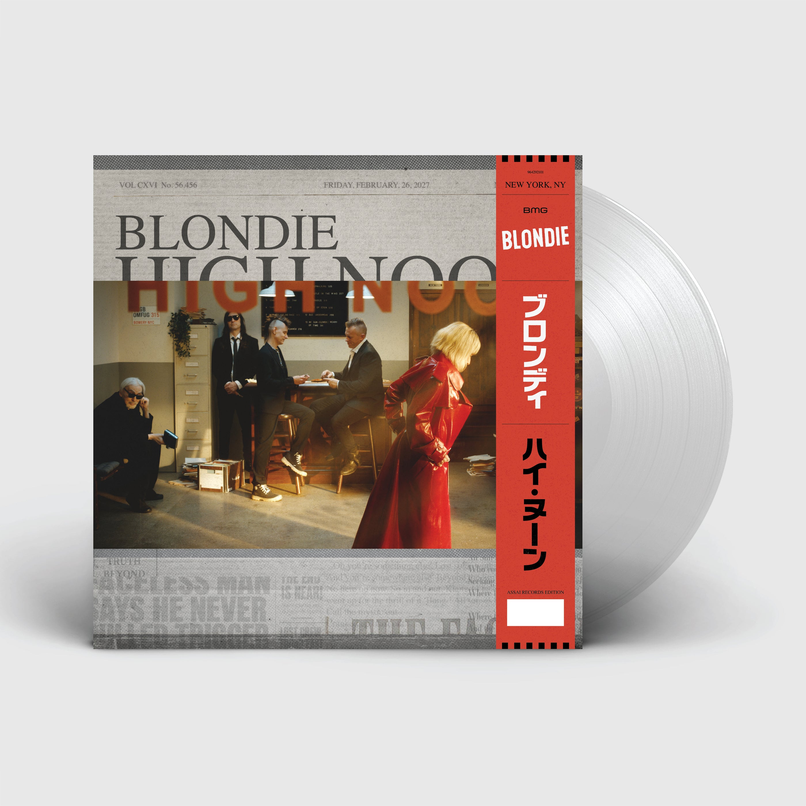 Blondie High Noon Vinyl LP Signed Assai Obi Edition Clear Colour 2026 ...