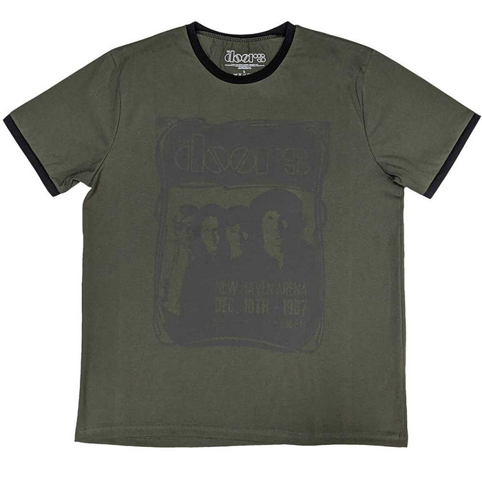 The Doors New Haven Frame Ringer Khaki Green Medium T-Shirt