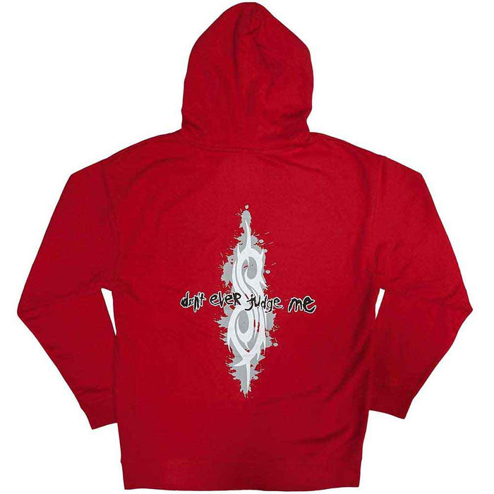 Slipknot Don't Ever Judge Me Red Small Hoodie