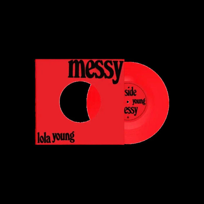 Lola Young Messy 7"" Vinyl Single Red Colour Due Out 31/01/25