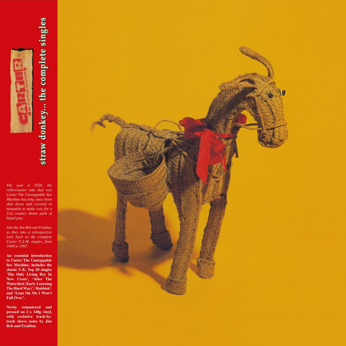 Carter The Unstoppable Sex Machine STRAW DONKEY... THE COMPLETE SINGLES Vinyl LP Due Out 20/03/26