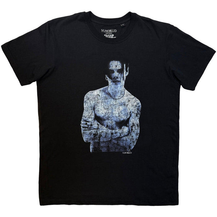 Yungblud Portrait Black Large T-Shirt