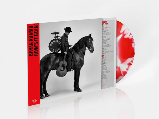 Bryan Adams How's It Goin' Red & White Sunburst Vinyl