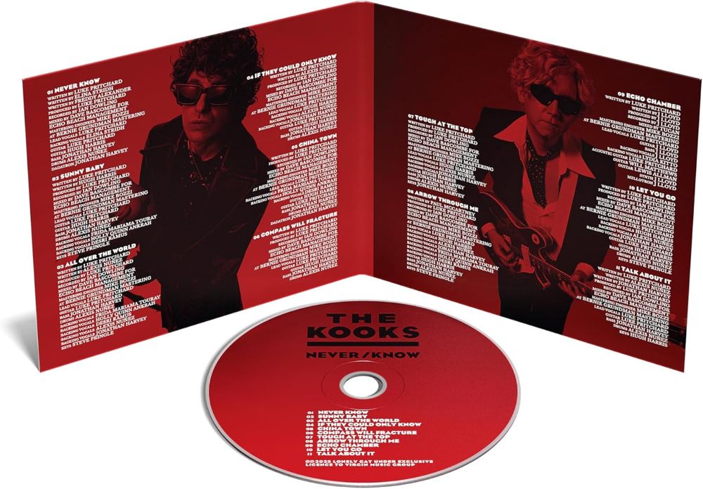 The Kooks Never/Know CD *SIGNED* 2025