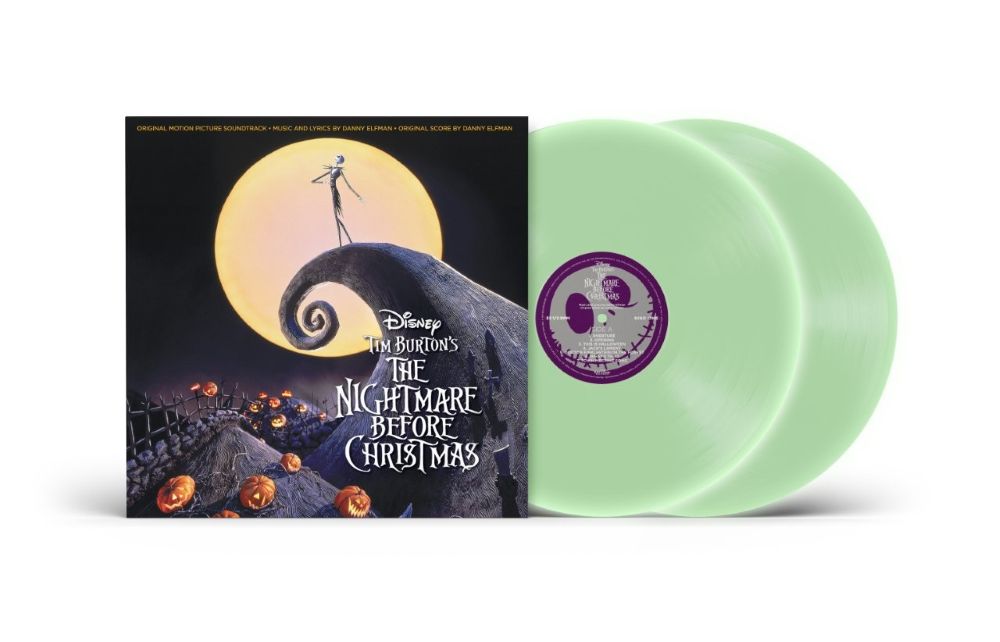 Various Artists The Nightmare Before Christmas Vinyl LP Glow in the Dark Colour Due Out 12/12/25