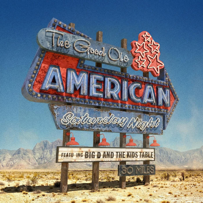 Big D And The Kids Table The Good Ole American Saturday Night Vinyl LP Blue Dream Splash Colour Due Out 12/06/26