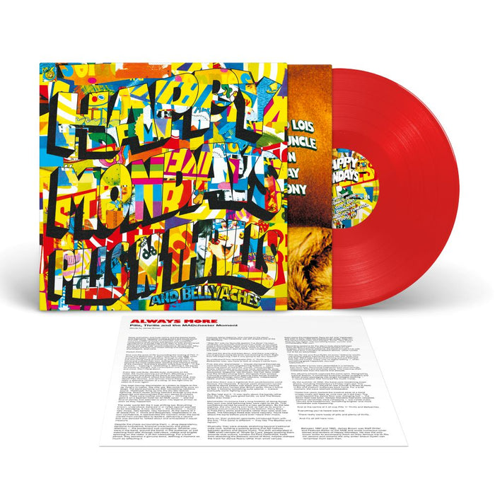 Happy Mondays Pills 'n' Thrills and Bellyaches Vinyl LP Red Colour Due Out 21/08/26