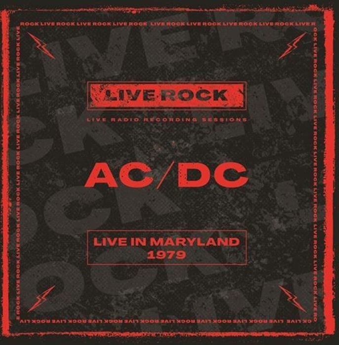 AC/DC Live in Maryland, 1979 Vinyl LP 2025