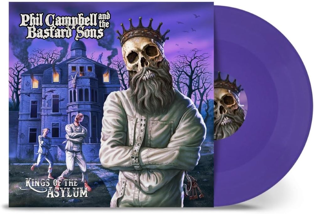 Phil Campbell and the Bastard Sons Kings Of The Asylum Vinyl LP Purple Colour 2023