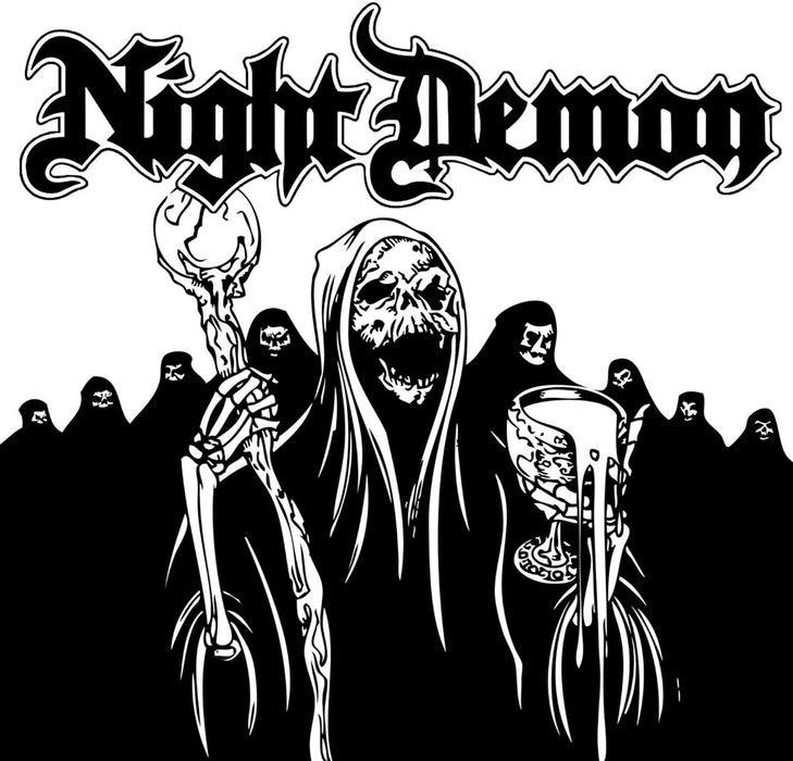 Demon Night Demon Vinyl LP Black & White Smash Colour 2024