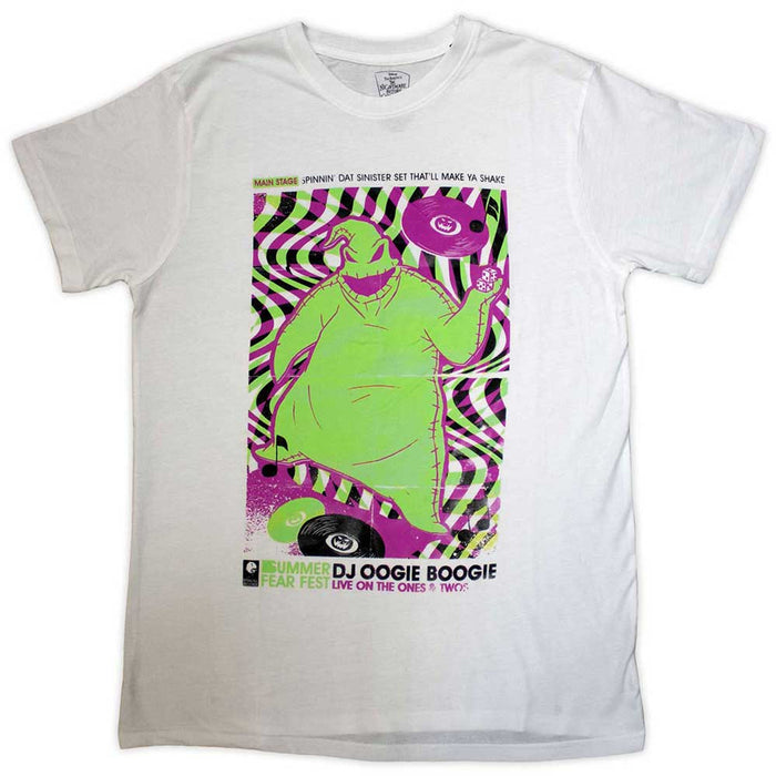 The Nightmare Before Christmas DJ Oogie Boogie White Small T-Shirt