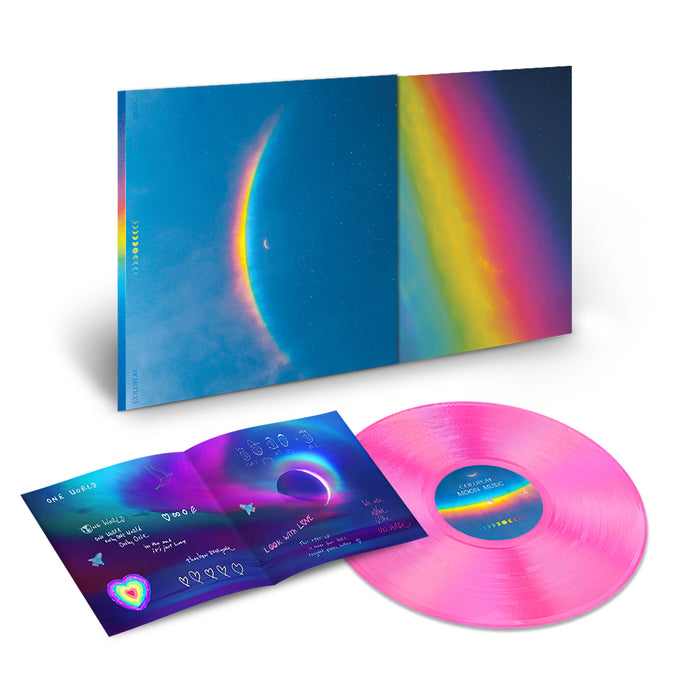 Coldplay Moon Music Vinyl LP Translucent Pink EcoRecord Colour 2024