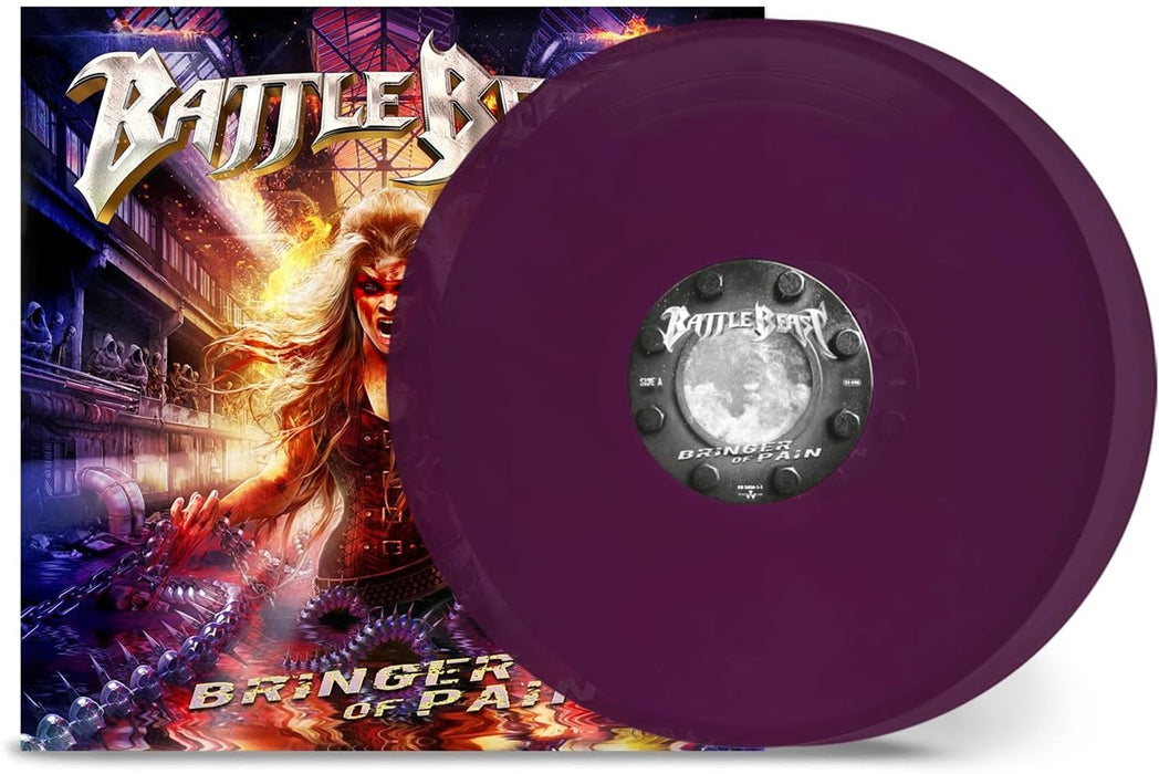 Battle Beast Bringer Of Pain Vinyl LP Transparent Violet Colour 2024