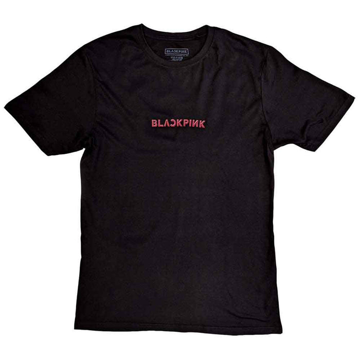 BLACKPINK Pink Venom Group Photo Black X-Large T-Shirt