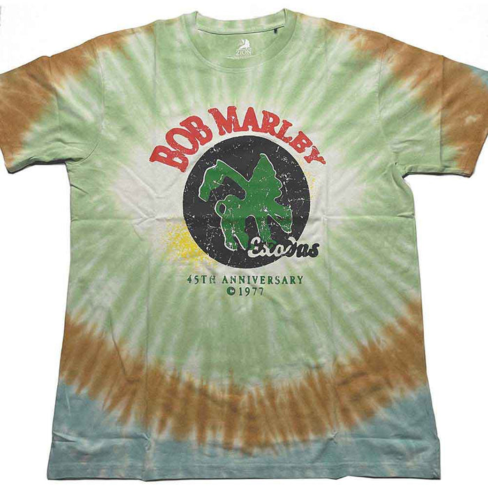 Bob Marley 45th Anniversary Green Large T-Shirt