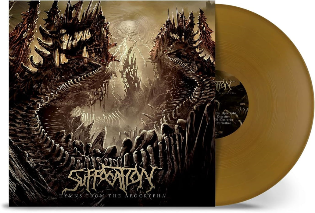 Suffocation Hymns From The Apocrypha Vinyl LP Gold Colour 2024