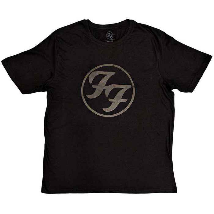 Foo Fighters FF Logo Hi-Build Black Small Unisex T-Shirt