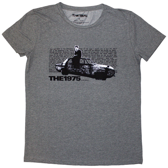 The 1975 Car Photo Grey Ladies Medium T-Shirt