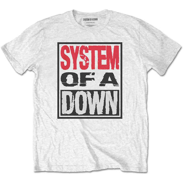 System Of A Down White Medium T-Shirt