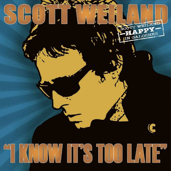 Scott Weiland I Know It's Too Late 7" Vinyl Single Orange Colour RSD 2025