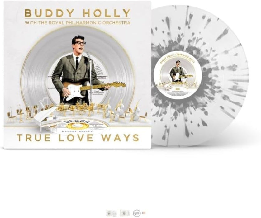 Buddy Holly & The Royal Philharmonic Orchestra True Love Ways Vinyl LP Silver Splatter Colour Due Out 29/11/24