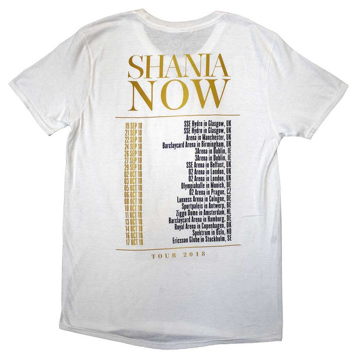 Shania Twain Tour 2018 Mic Photo White X-Large Unisex T-Shirt