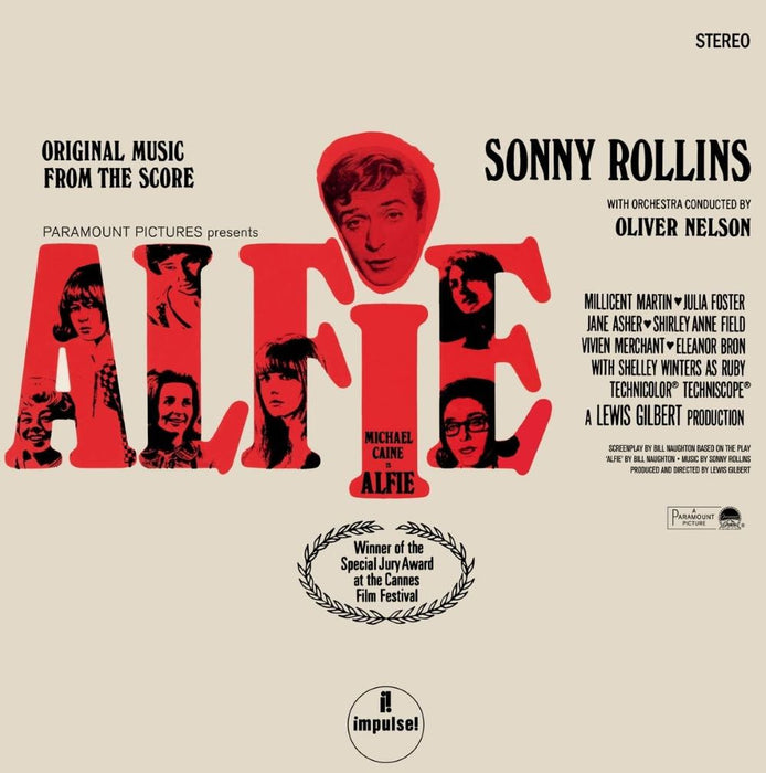 Sonny Rollins Alfie Vinyl LP 2023