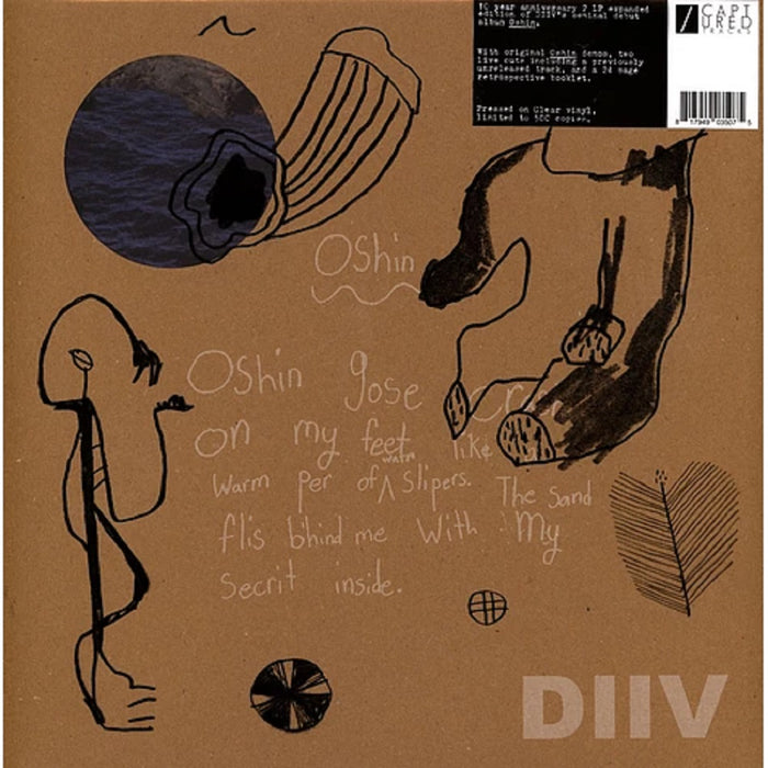 DIIV Oshin Vinyl LP 10th Anniversary Clear Colour 2012