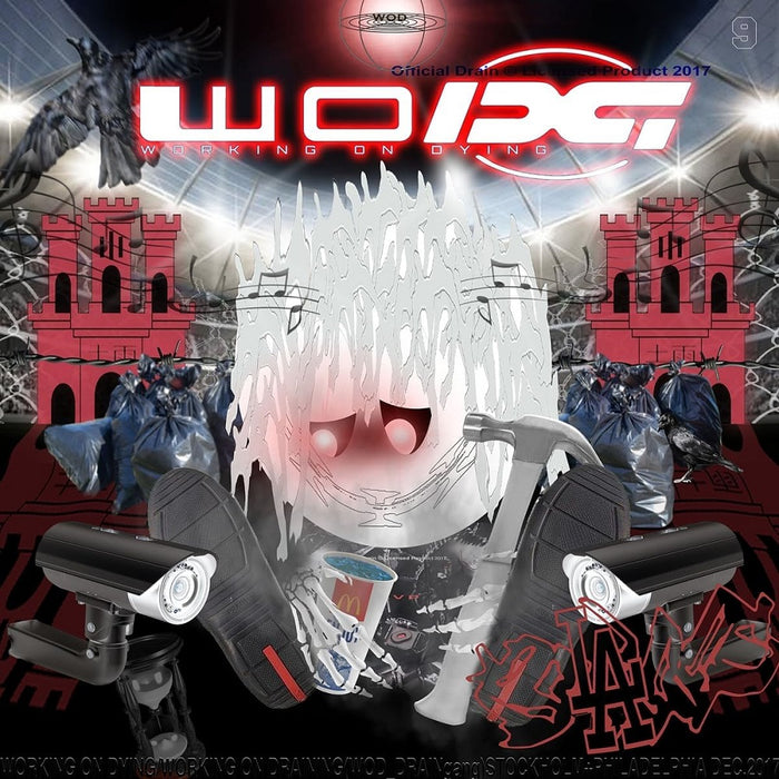 Bladee Working On Dying Vinyl LP Clear Colour 2023