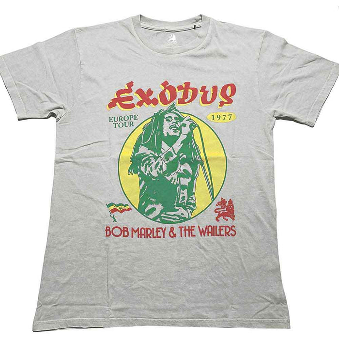 Bob Marley 1977 Tour Grey Small T-Shirt