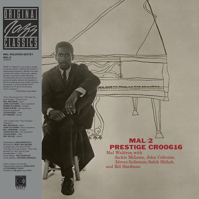 Mal Waldron Sextet Mal/2 Vinyl LP 2023