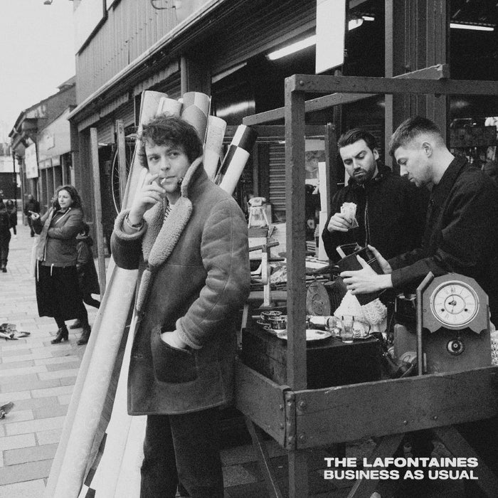 The LaFontaines Business As Usual Vinyl LP Indies Transparent Green Colour Due Out 14/06/24