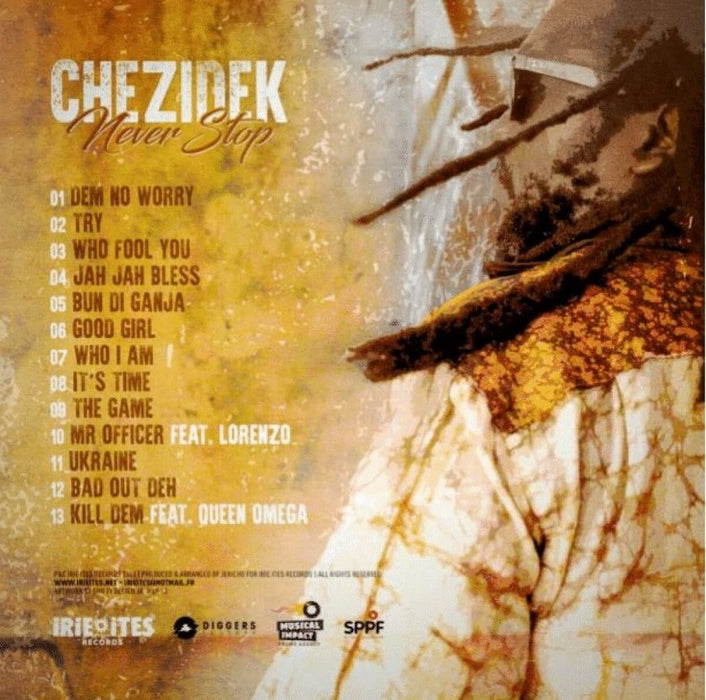 Chezidek Never Stop Vinyl LP 2023