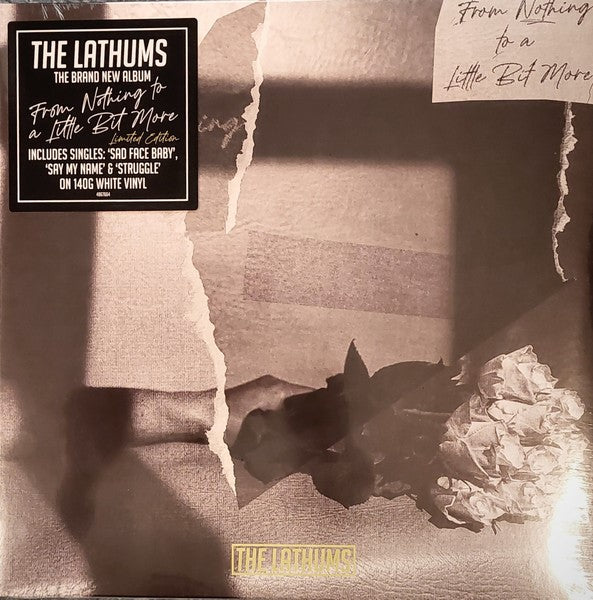 The Lathums From Nothing To A Little Bit More Vinyl LP White Colour 2023