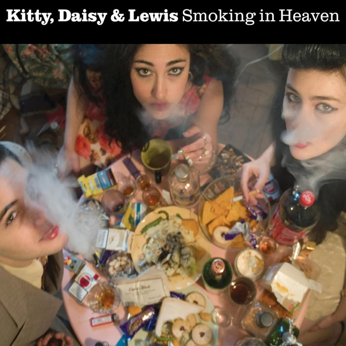 Kitty, Daisy & Lewis Smoking In Heaven Vinyl LP Pink Colour 2023