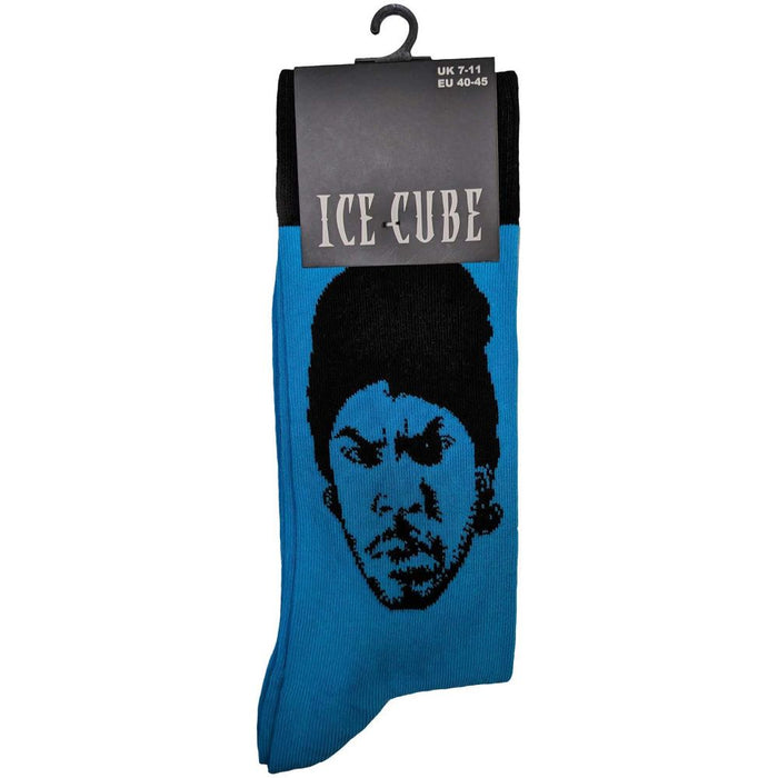 Ice Cube Unisex Ankle Socks: Portrait (Uk Size 7 - 11)
