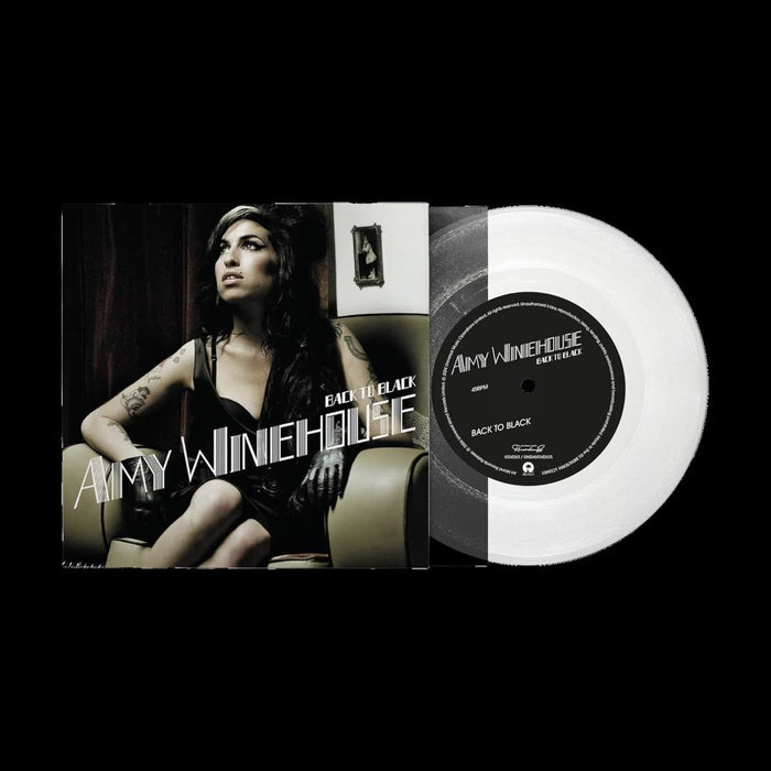 Amy Winehouse Back to Black / Valerie Vinyl 7'' Single Clear Colour 2024