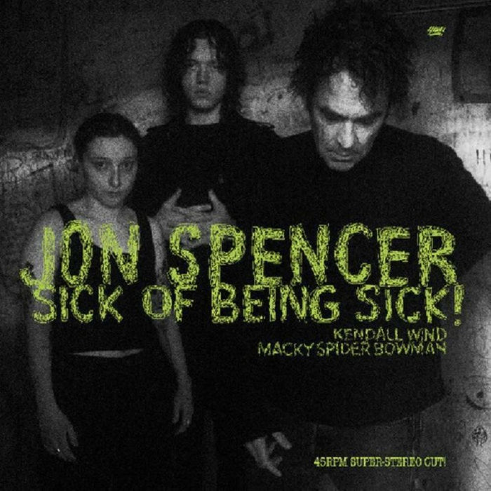 Jon Spencer Sick of Being Sick! Vinyl LP Clear Colour 2024