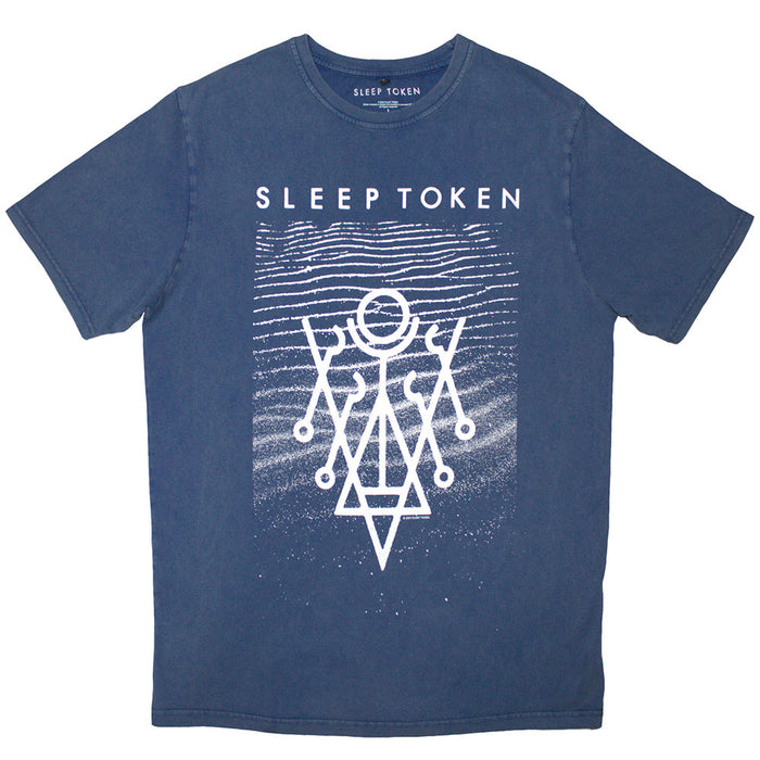 Sleep Token Stone Wash Give Denim Blue Large T-Shirt